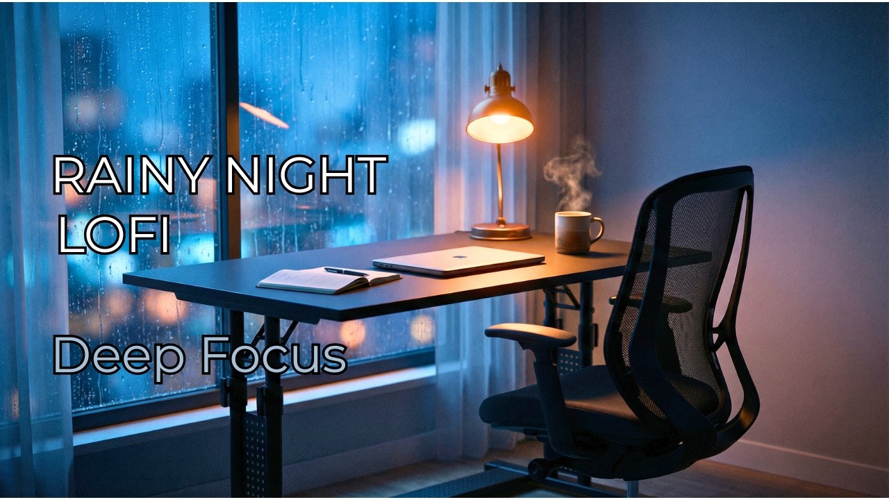 Rainy Night Lofi 🌧️ Deep Focus Beats for Study & Work｜作業用BGM・集中用