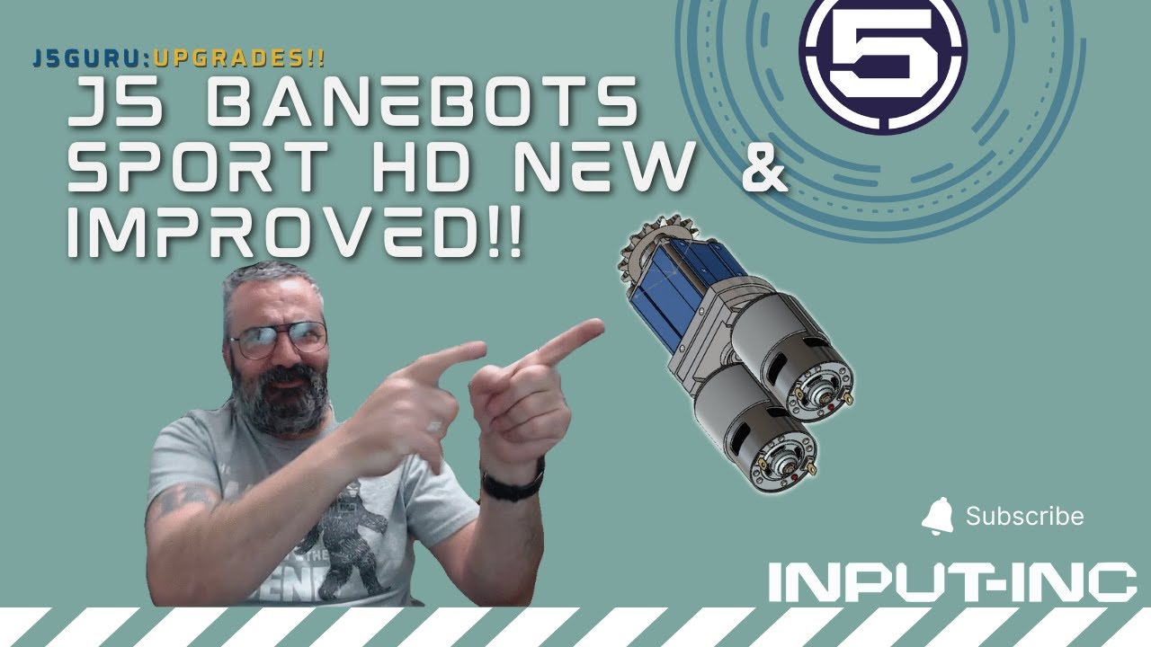 BaneBots SPORT HD (BB150 Gearbox replacement) for Johnny Five Robot Builders!!! New & Improved!