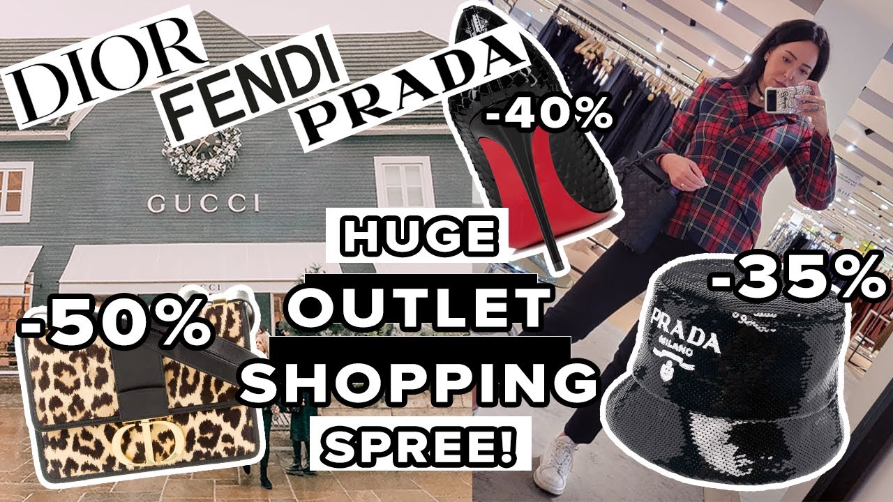 VLOG: *HUGE* BICESTER VILLAGE DESIGNER OUTLET SPREE! **50% OFF IN DIOR** AD