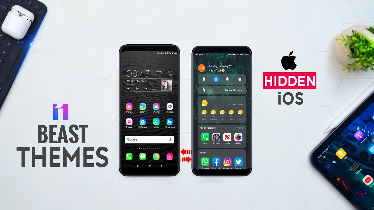 MIUI 11 Top 3 HIDDEN Pro iOS Themes | (NO ROOT) Most Awaited Exclusive Featured THEMES MIUI 11 🔥