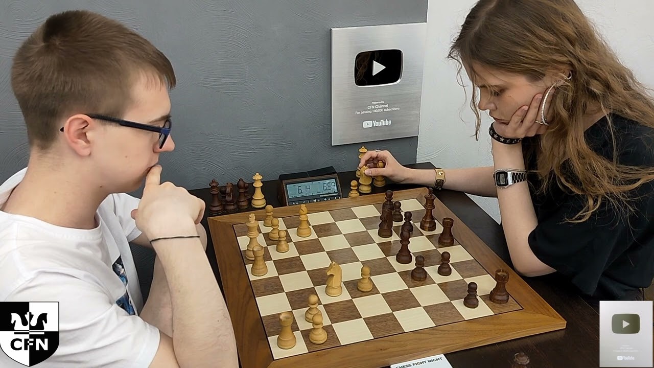 V. Zyryanov (1802) vs M. Arzhanova (1493). Chess Fight Night. CFN. Rapid