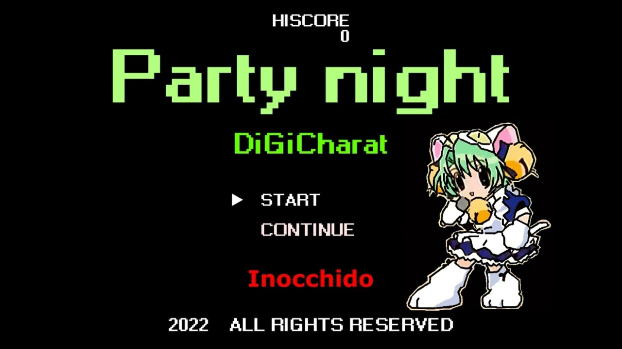 PARTY NIGHT フルバージョン DiGi Charat Hyper-Fami Fami Ver. デ・ジ・キャラット　ファミコン風アレンジ