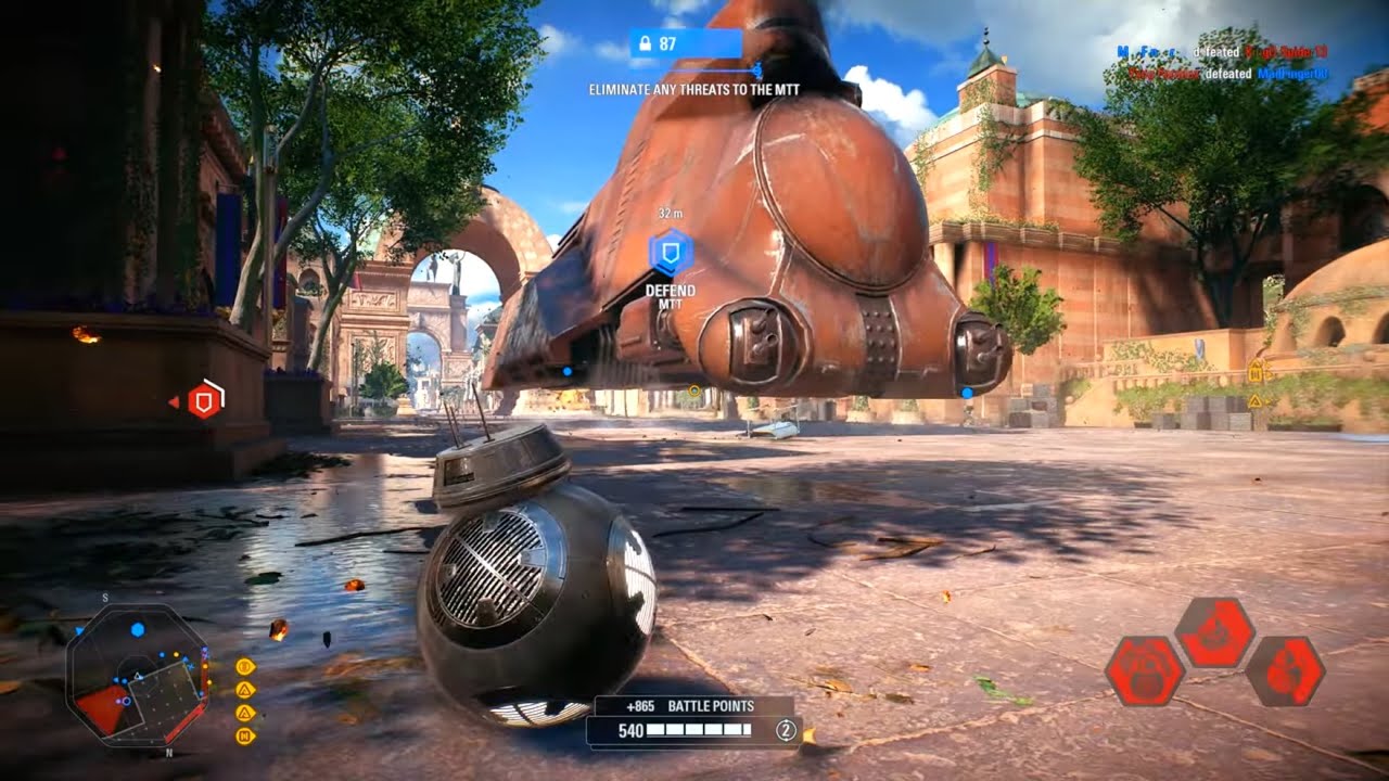This Is How A Max Level 1000 BB-9E Can Carry A Team On Naboo! - STAR WARS BATTLEFRONT 2