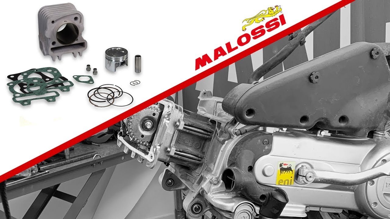 80cc Malossi cilinder monteren 3117771 | Piaggio / Vespa 4t 2v
