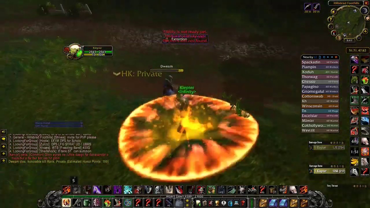 Tarren Mill vs Southshore rogue pvp (WoW classic world pvp)