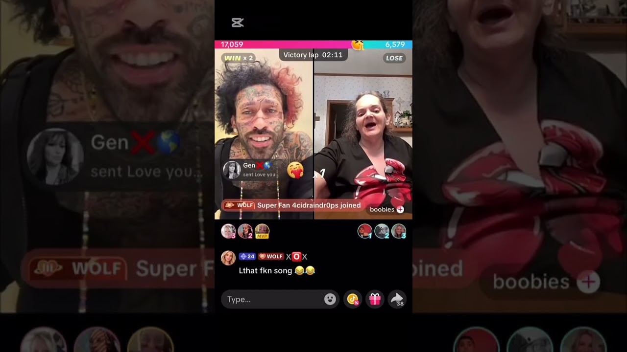 Anti Tatted with Kiara and others Sunday TikTok live videos 