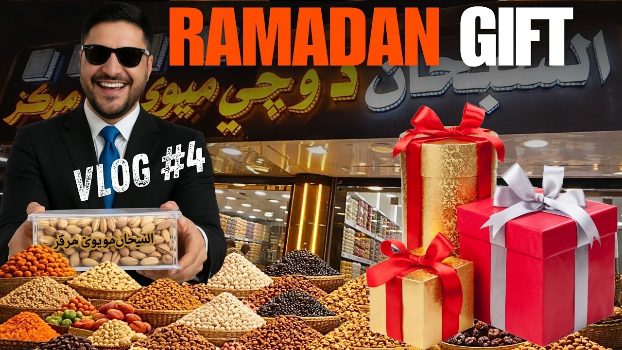 A big dry fruit shop owner in Kandahar, Afghanistan gave me a gift,  my shopping vlog