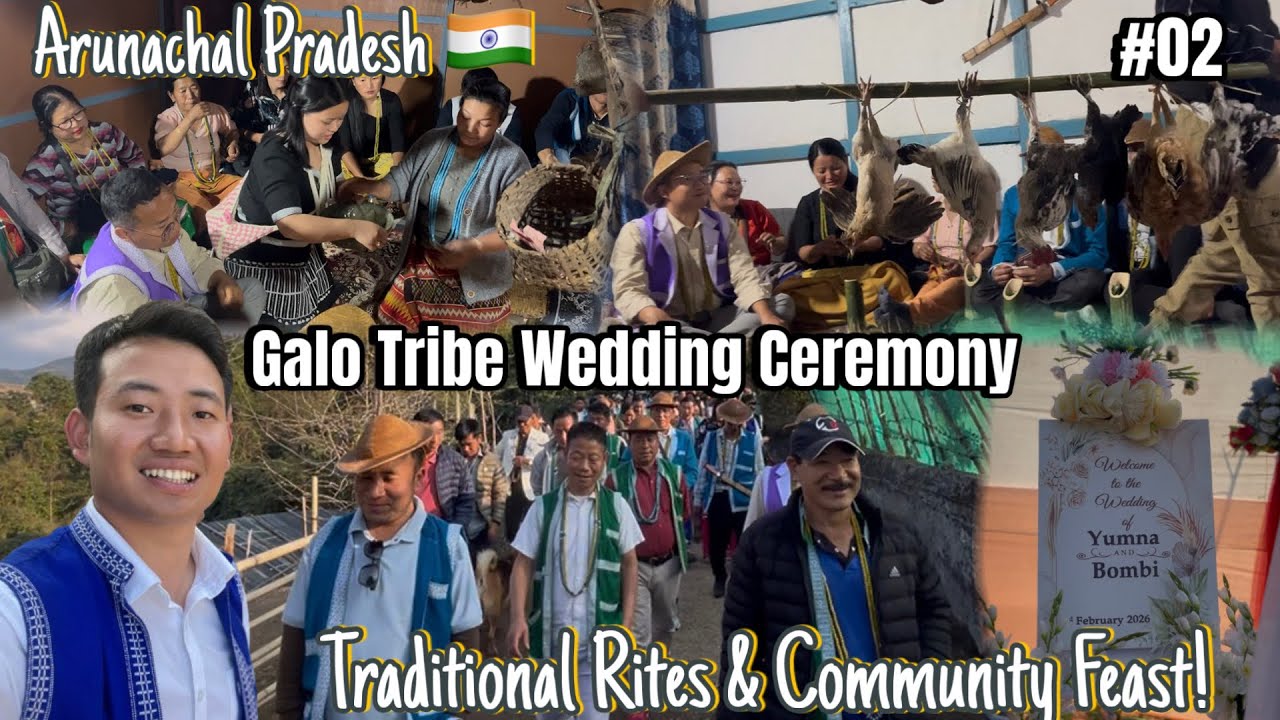 A Beautiful Galo Tribe Wedding | Inside a Galo Tribe Wedding Traditional Rites & Rituals🇮🇳