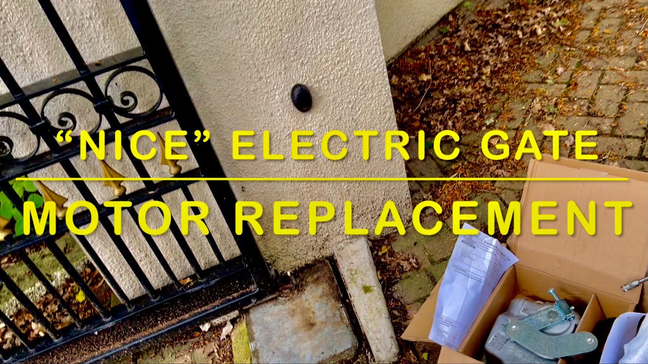 Electric Gate Motor Replacement - &lsquo;NICE&rsquo; ME3000 or ME3100