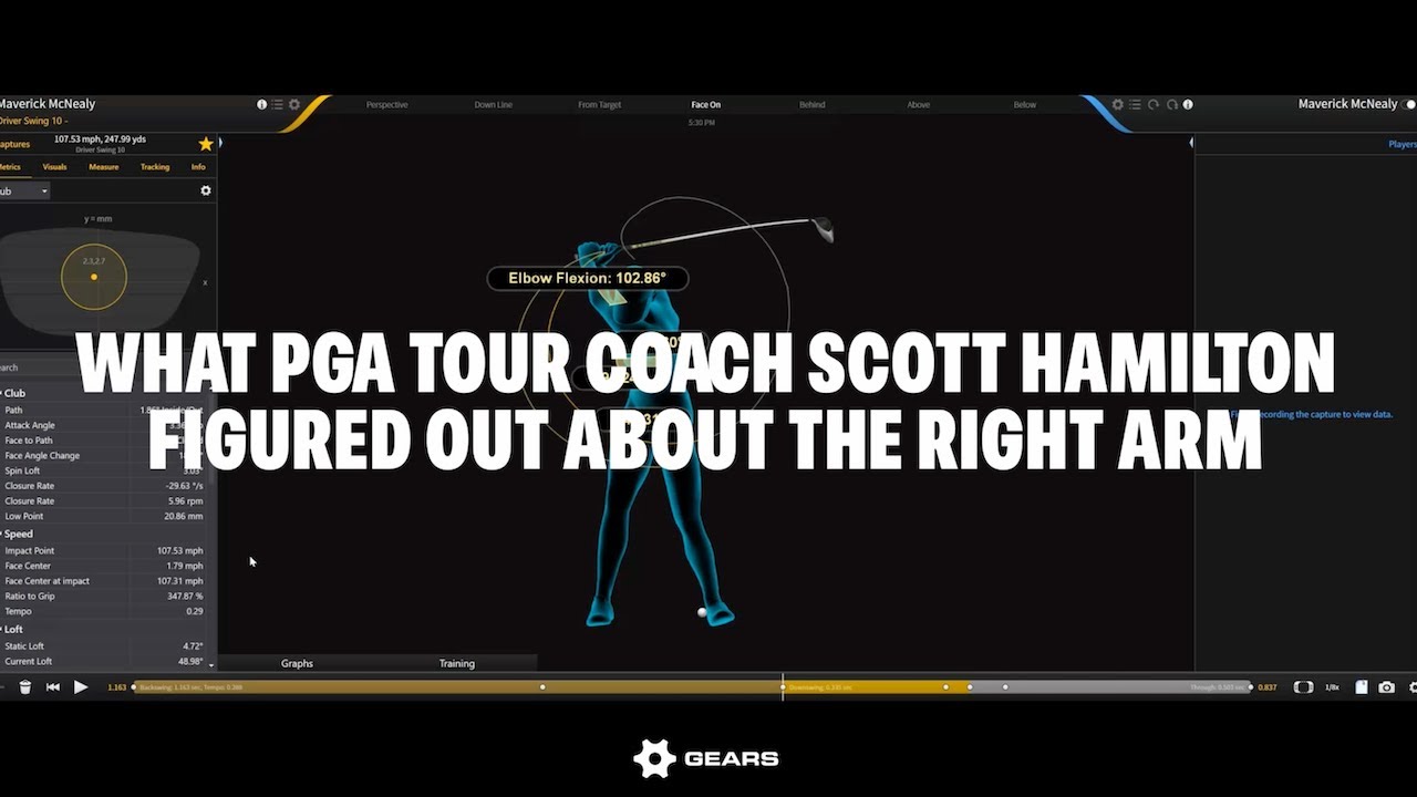 What PGA Tour Coach Scott Hamilton Figured Out About The Right Arm