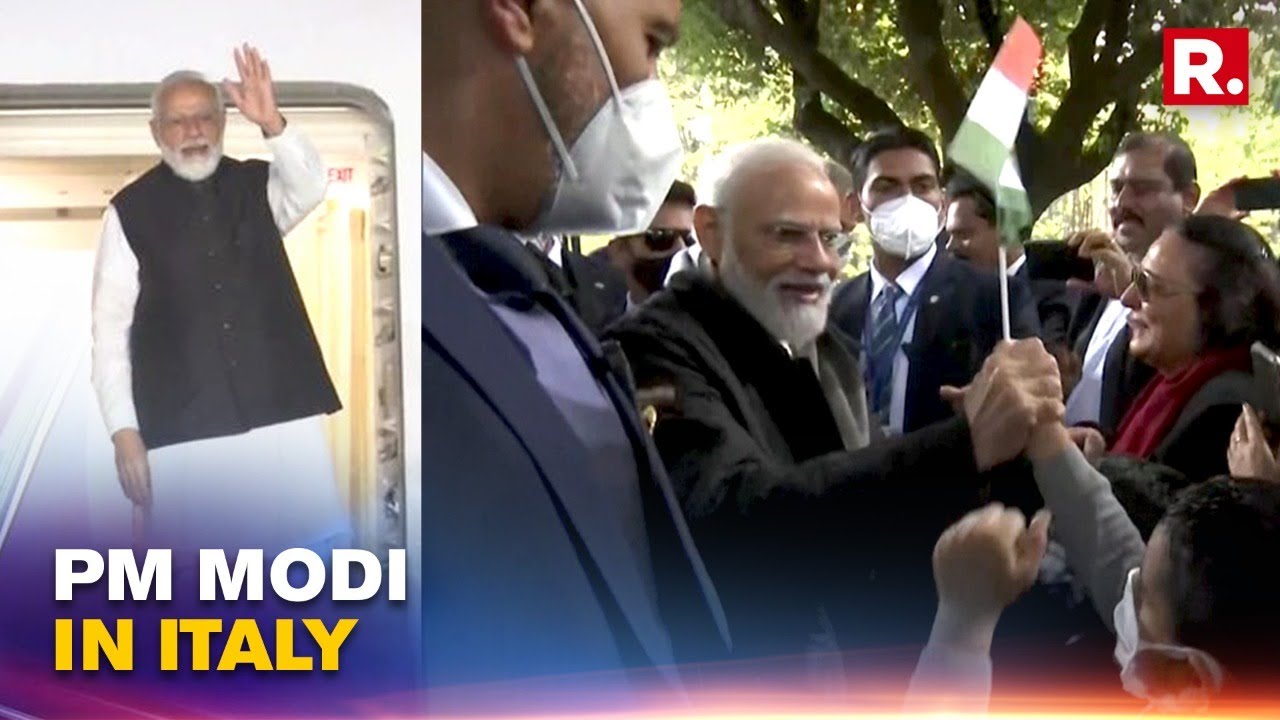 PM Narendra Modi gets a rousing welcome in Italy; interacts with Indian Diaspora