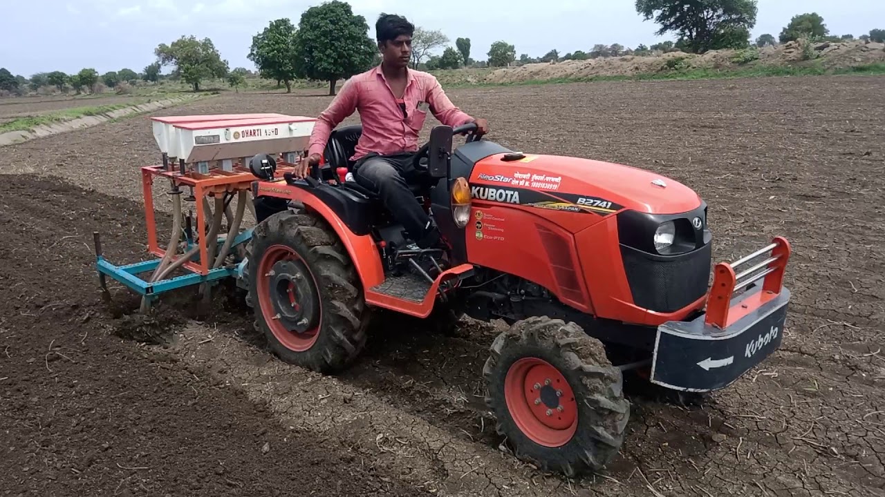 Kubota B2741 With Super Draft Control Drive Automatic Seed Drill Dharti Very Good Performance