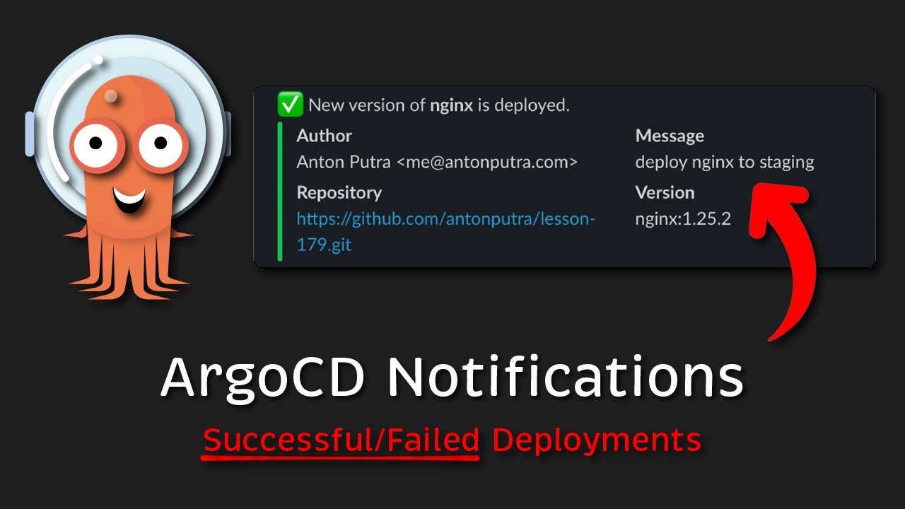 ArgoCD Notifications (Successful/Failed Deployments)