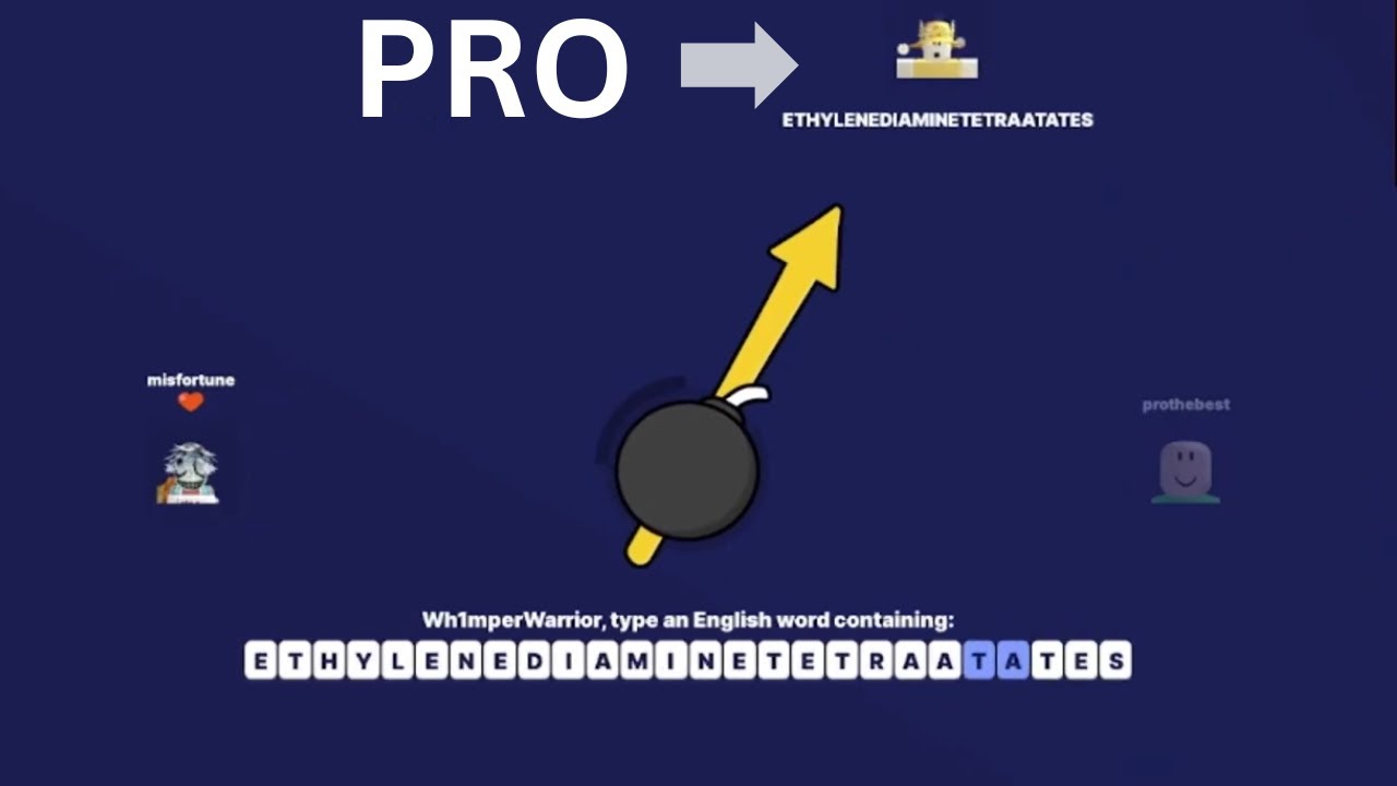 Roblox Word Bomb vs Two Pro Players