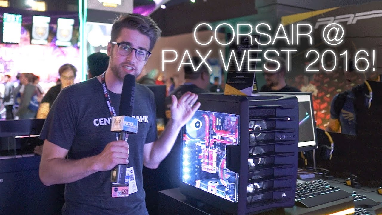 PAX West 2016: Corsair Air 740, Crystal 460X, LED Mousepad + more! (See description)