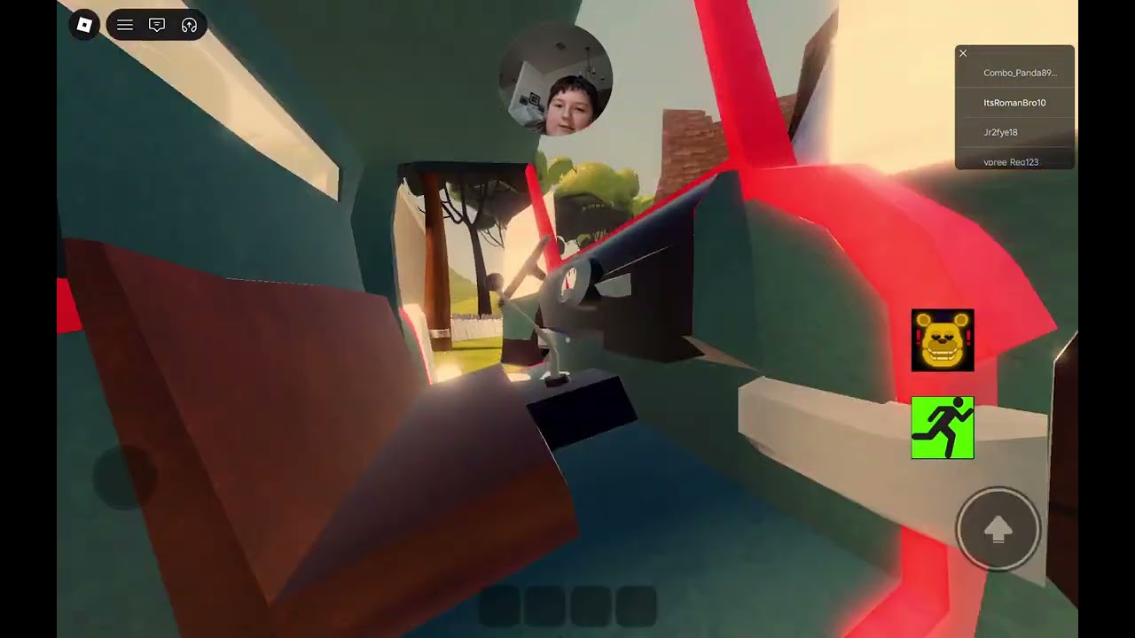 Playing funny game run from that fredbear on roblox part 6
