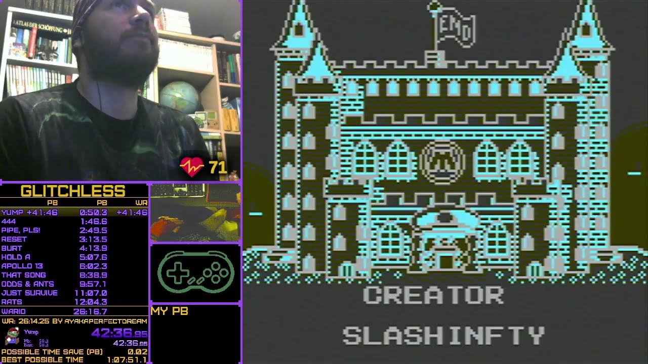 Mario Land 2 speedruns - weekly races