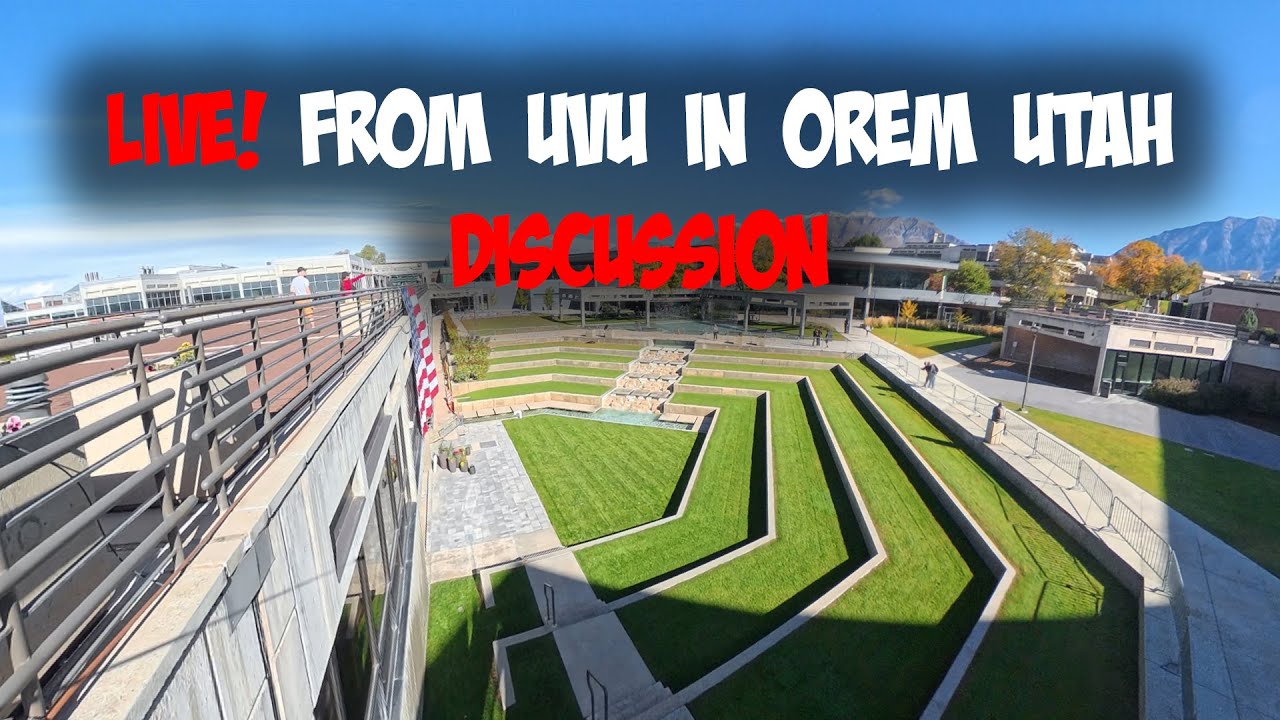Live- New Footage! From Orem Utah #tylerrobinson #charliekirk