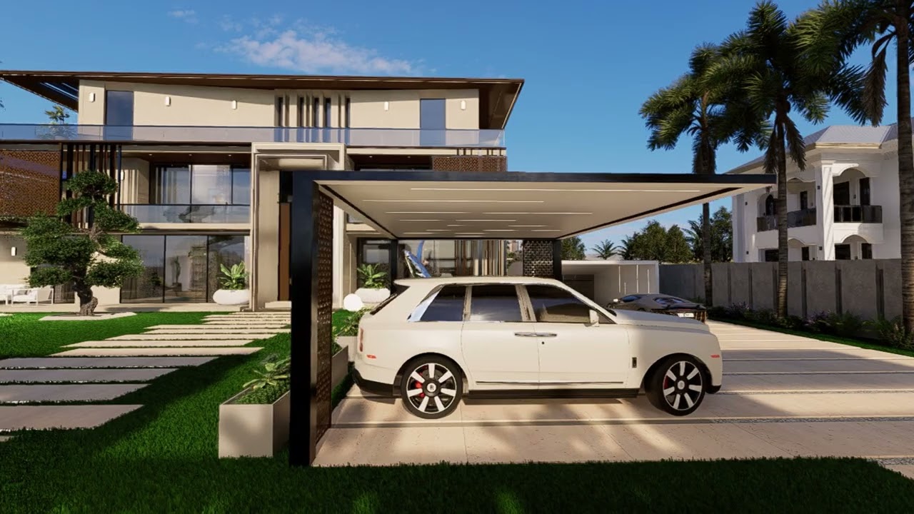 Emirates Hills  Front View