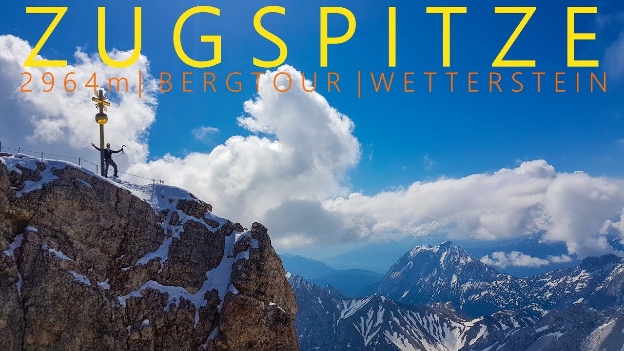 Zugspitze 2964m &uuml;ber Stopselzieher Klettersteig  | Trainingstour &uuml;ber die Westseite | Wetterstein