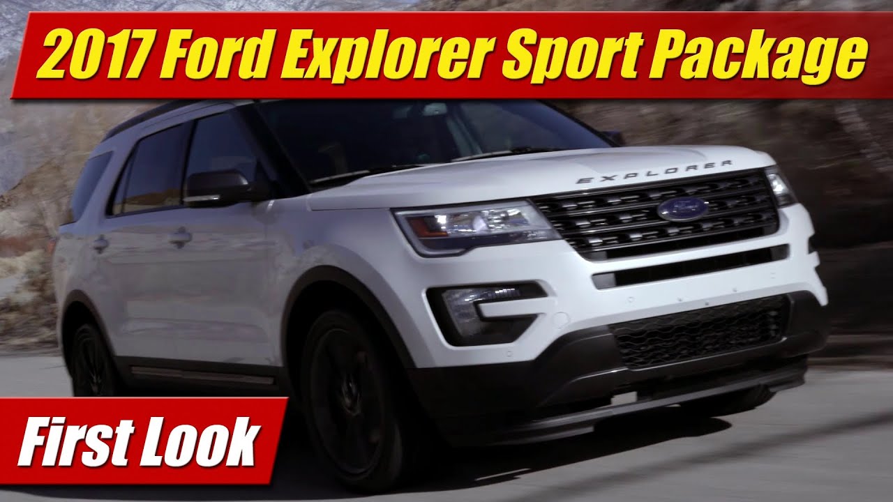 2017 Ford Explorer XLT Sport Appearance Package: First Look