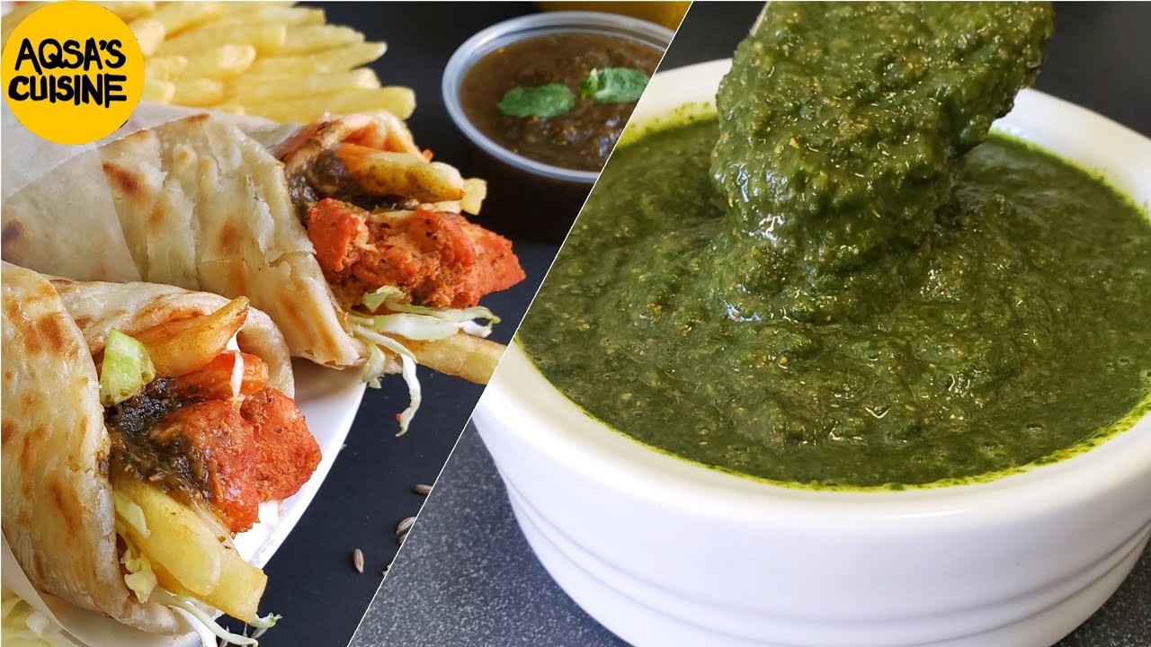 SPECIAL PARATHA ROLL CHUTNEY RECIPE || by Aqsa's Cuisine