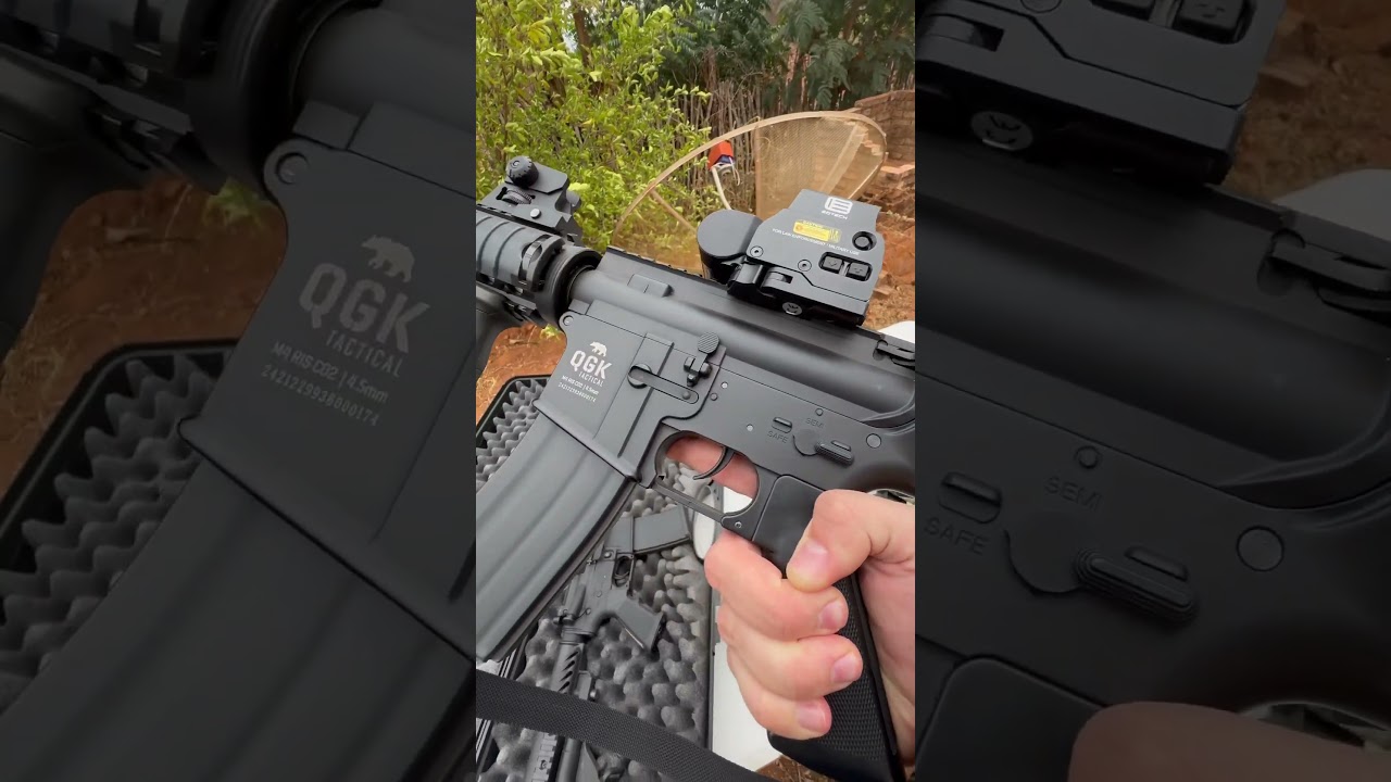 M4 airgun 4.5 mm Co2  #rifle #co2 #airgun #airsoft #shoot #direita #tiroesportivobrasil #gta #gta5