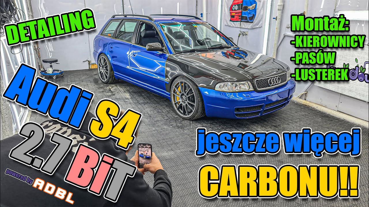 Audi S4 B5 2.7 BiT Jagodowego - Jeszcze więcej CARBON'u!!