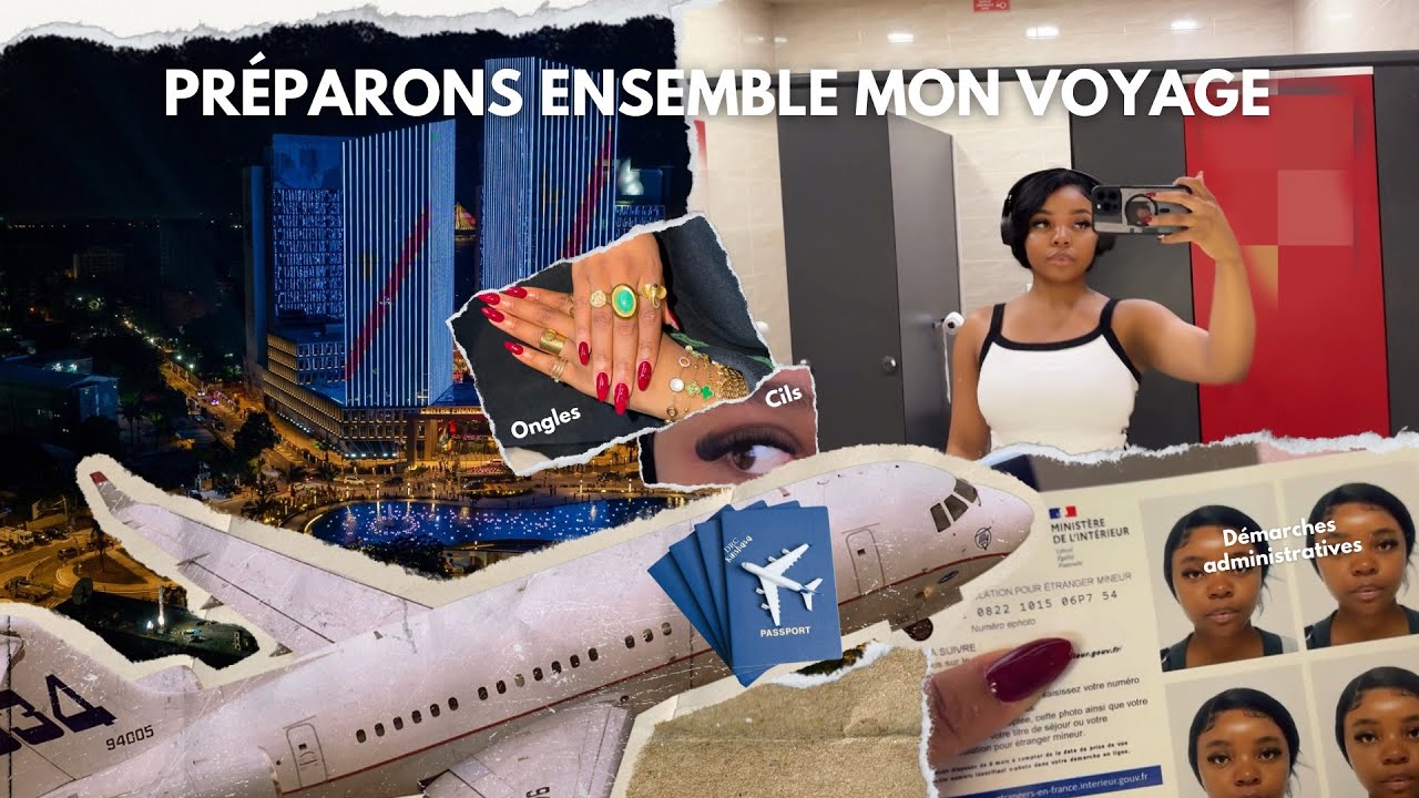 PRÉPARATION POUR KINSHASA 🇨🇩 ✈️ | J’ai failli rater mon avion 😱 (partie 1)