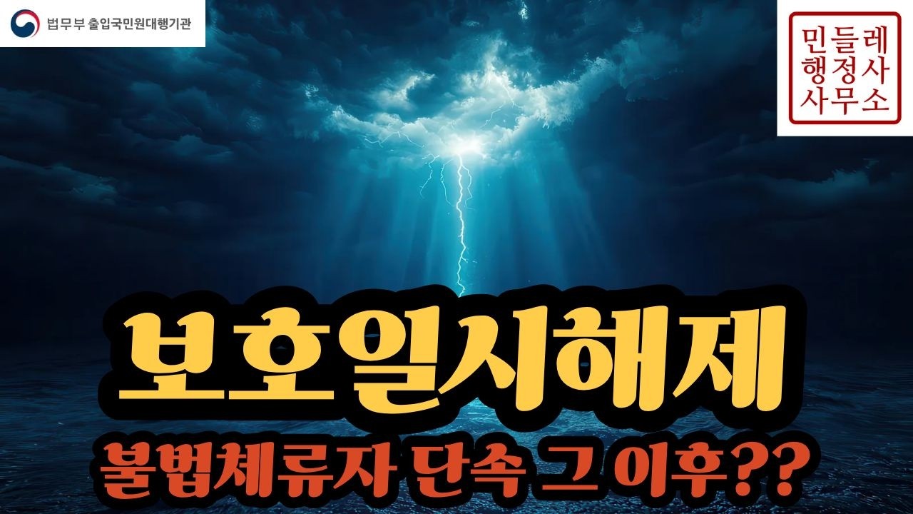 불법체류자 단속과 보호일시해제!! #불체 #음주운전 #단속 #서울출입국 #태국 #중국 #몽골 #불법체류자