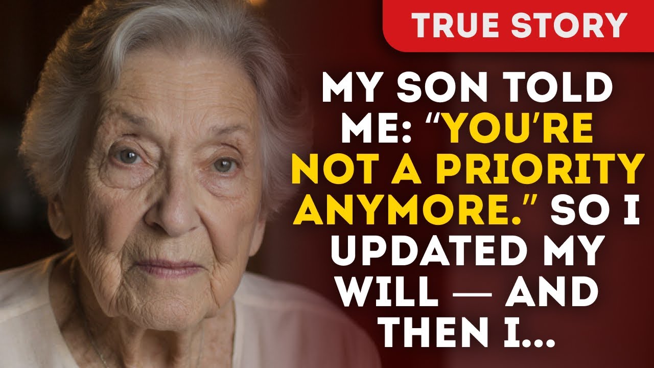 My Son Told Me: “You’re Not A Priority Anymore.” So I Updated My Will — And Then I...