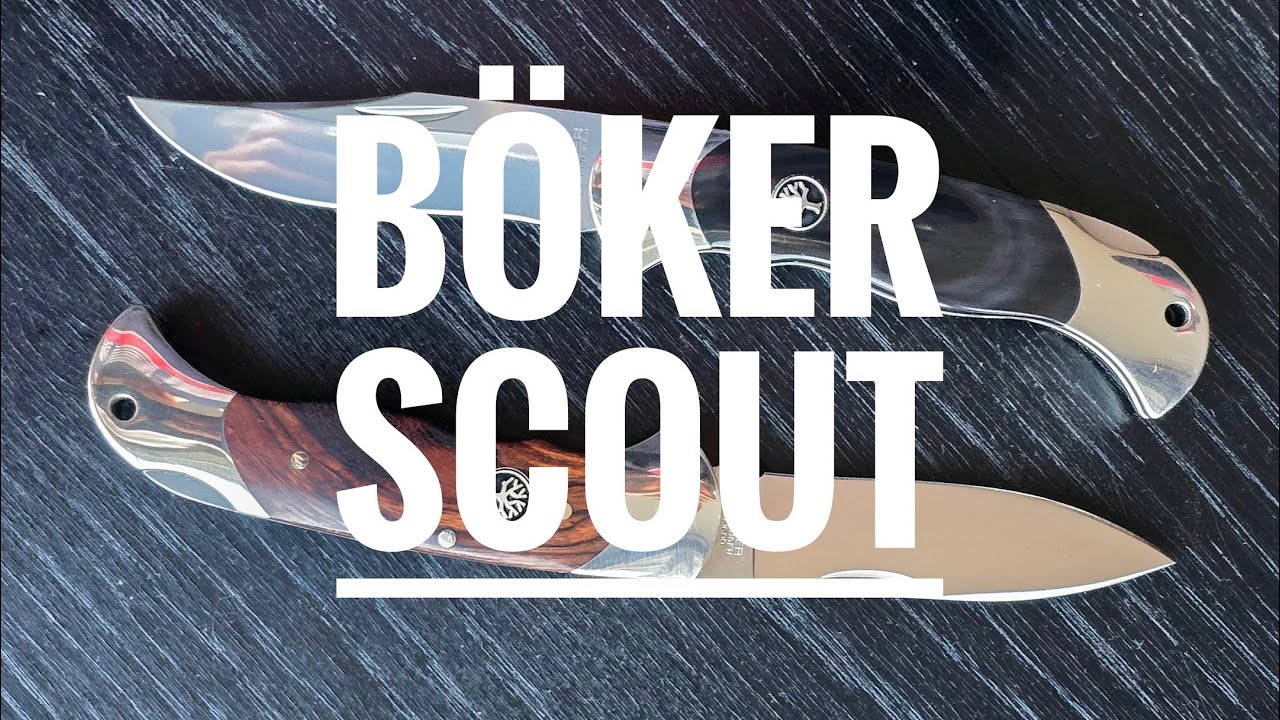 Böker Scout Buffalo y Ironwood. #foldingknife #germany #solingen