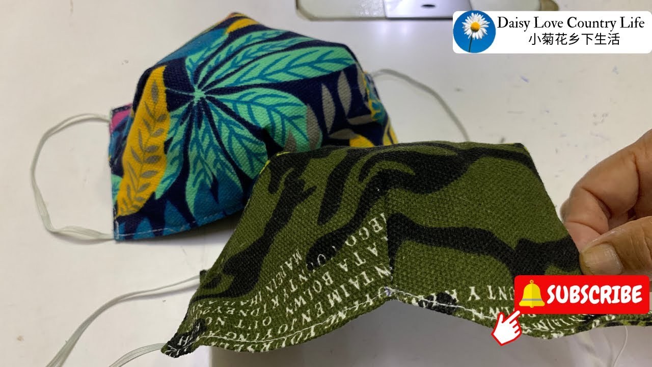 How to make Fabric Face Mask/  Face Mask Sewing Tutorial/ Do It Yourself
