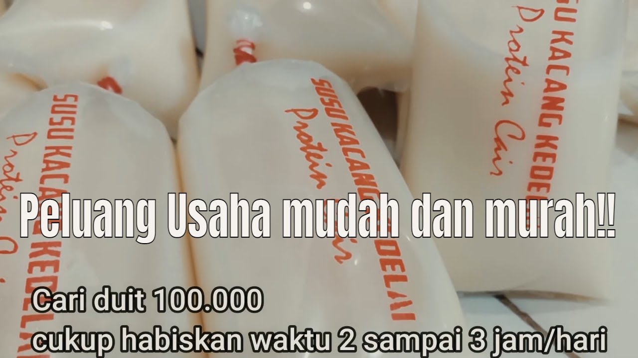 Proses Pembuatan SUSU KACANG KEDELAI | usaha modal kecil | Home Industri