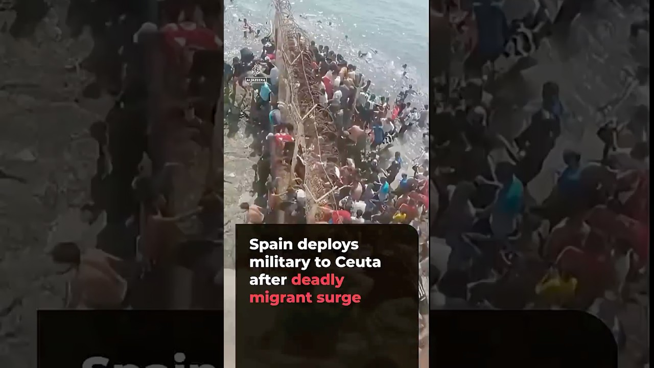 Spain deploys military to Ceuta after deadly migrant surge | AJ #shorts