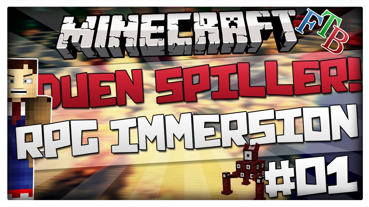 Dansk Minecraft :: FTB RPG Immersion :: Starten :: EP01