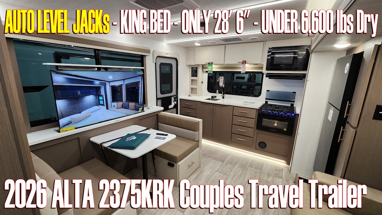 2026 ALTA 2375KRK Rear Kitchen Couples Trailer by East To West RV @ Couchs RV Nation - All About RVs