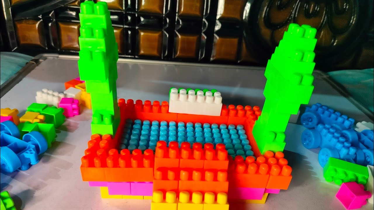 Satisfying DIY Blocks swimming pool / ASMR / Building Blocks / Blocks Game / building blocks fun.
