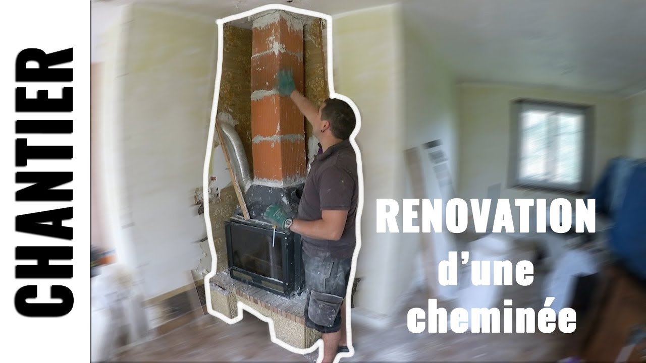 Je RENOVE une cheminée partie 1 LJVS