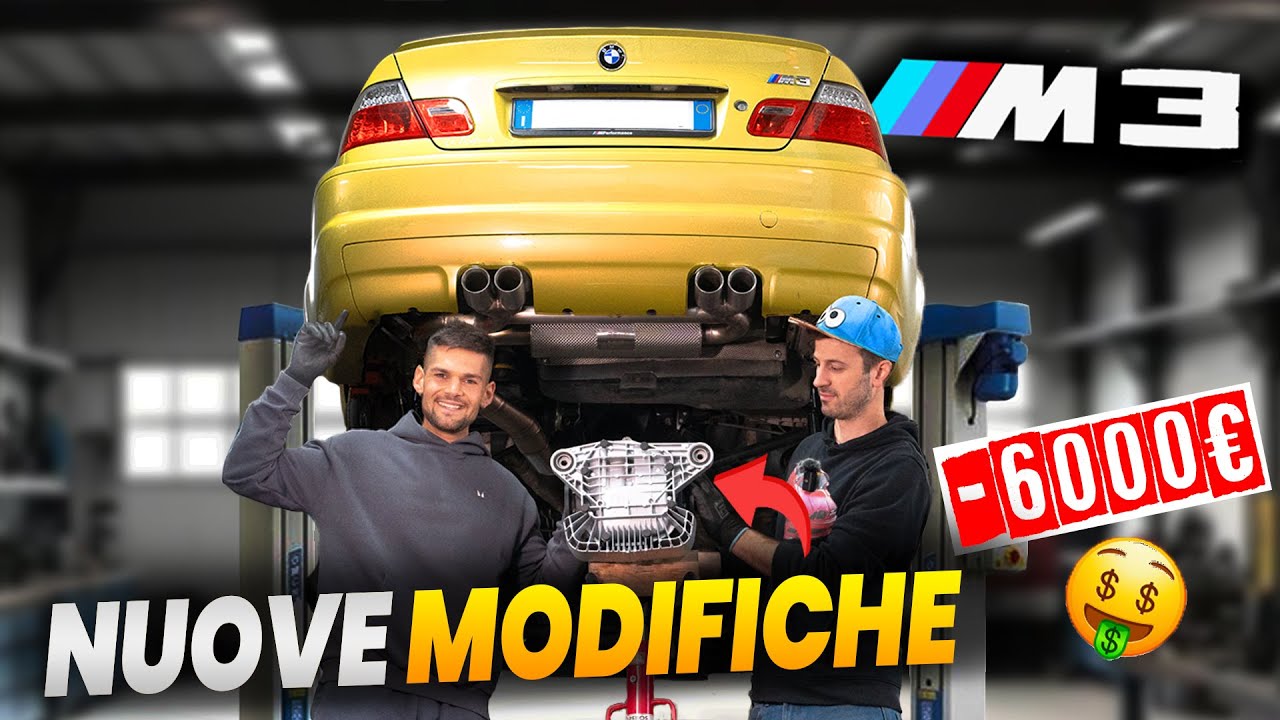 NUOVO DIFFERENZIALE e ALTRE MODIFICHE alla BMW M3 E46 - MONTAGGIO e TEST DI TRAVERSO con @Concret3