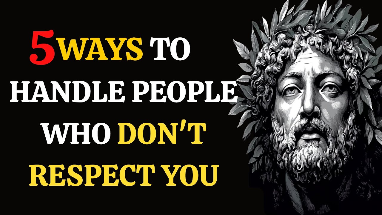 5 Ways to Handle People Who Don't Respect You | Stoicism – The Stoic Path