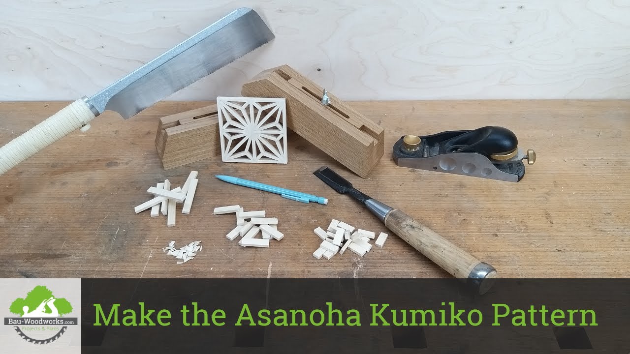 How to Kumiko: Asanoha pattern | Japanese woodworking | Kumiko woodworking