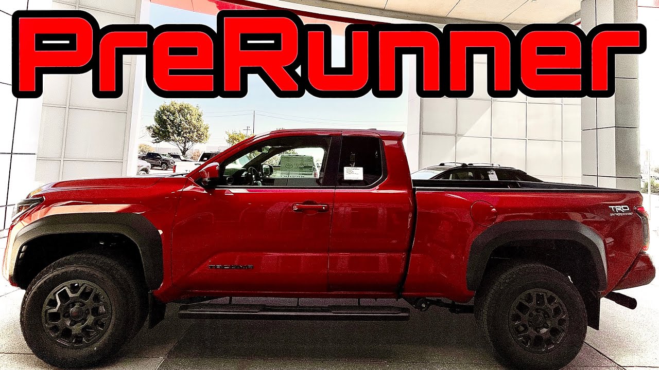 2024 TOYOTA TACOMA PRERUNNER in Supersonic Red walkaround what's new what's different inside outside
