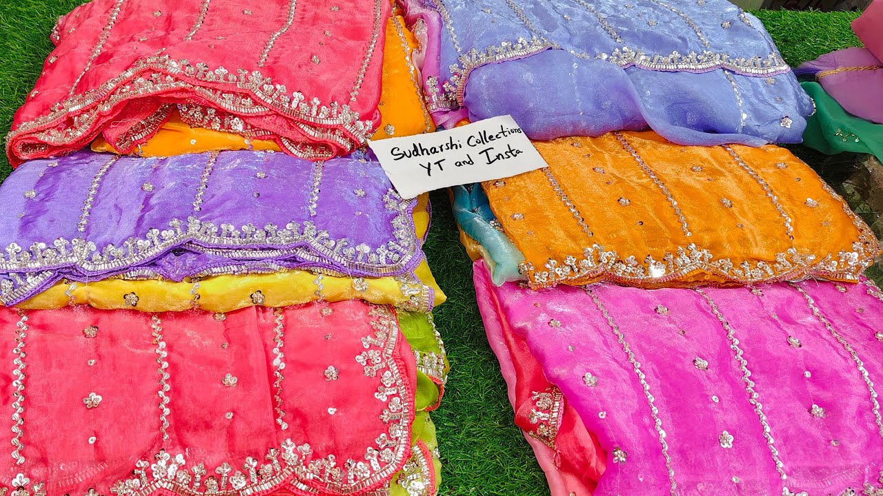 wtsapp: 7842364704  original cutdana work saree with work blouse 