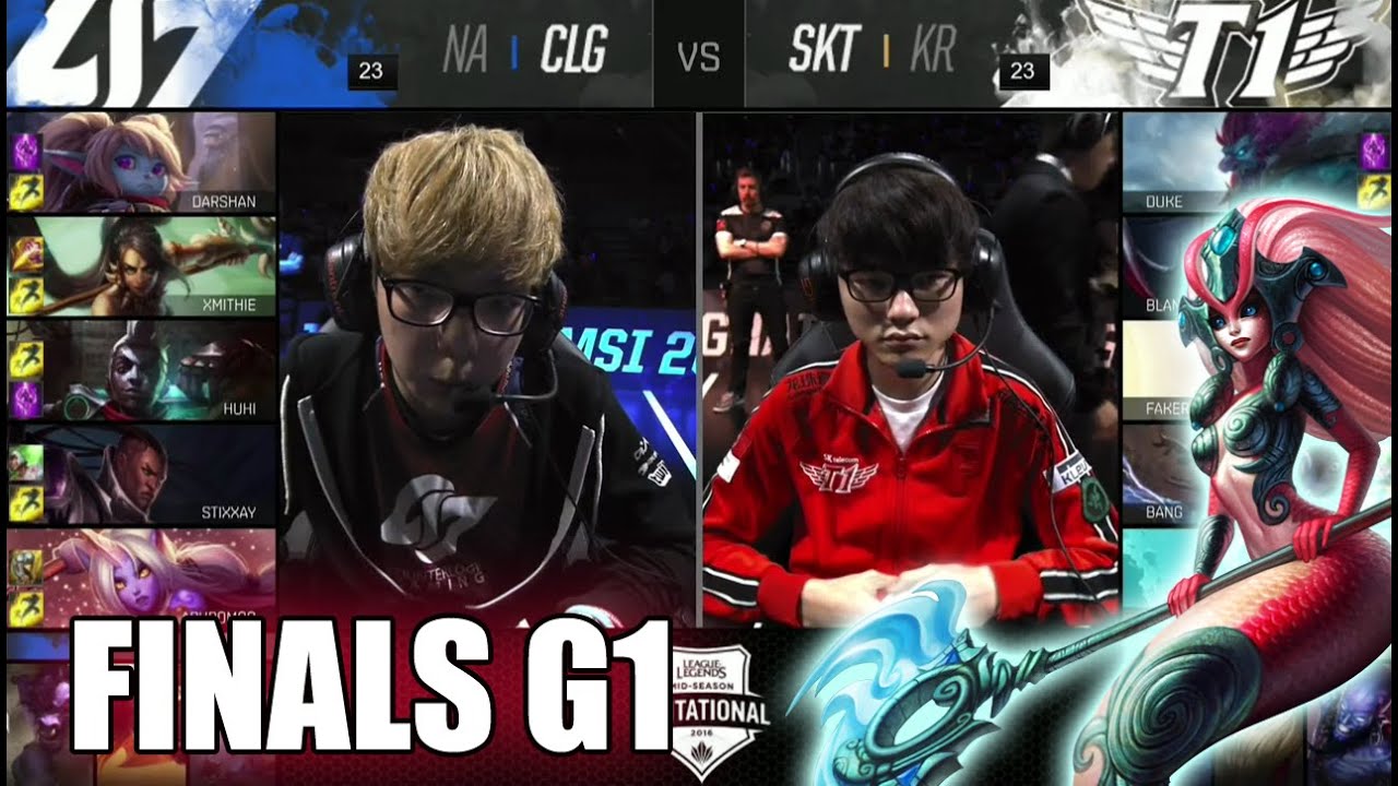 CLG vs SK Telecom T1 | Game 1 Grand Finals LoL MSI 2016 | CLG vs SKT G1 MSI 1080p