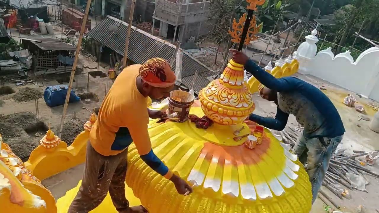 colour painting #temple #weather #painting #singhamart