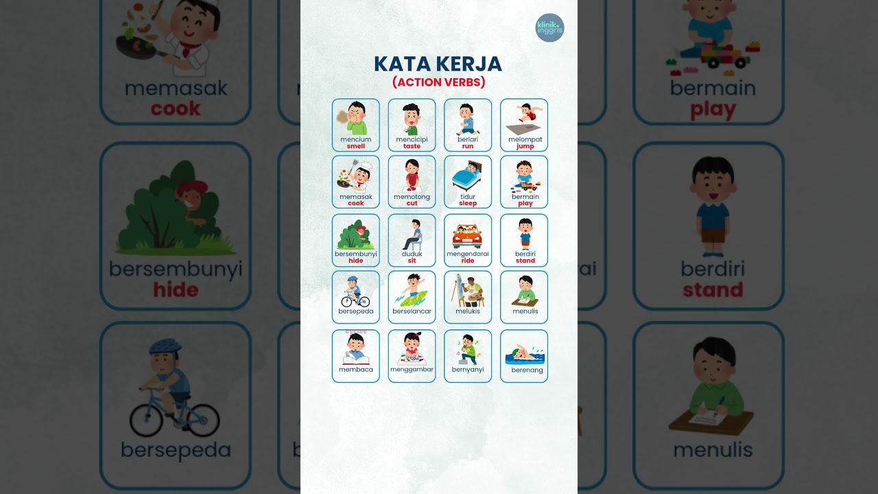Kata kerja yang biasa dipake 