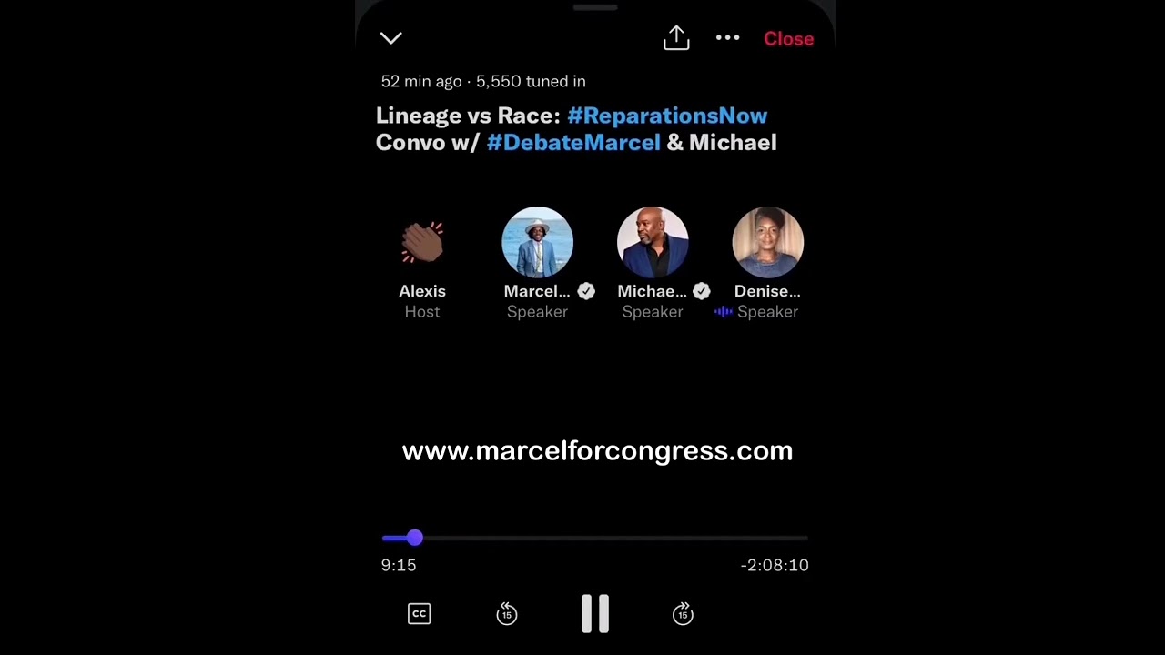 Marcel Dixon vs Michael Harriot Debate Lineage vs Race Reparations 04-12-22