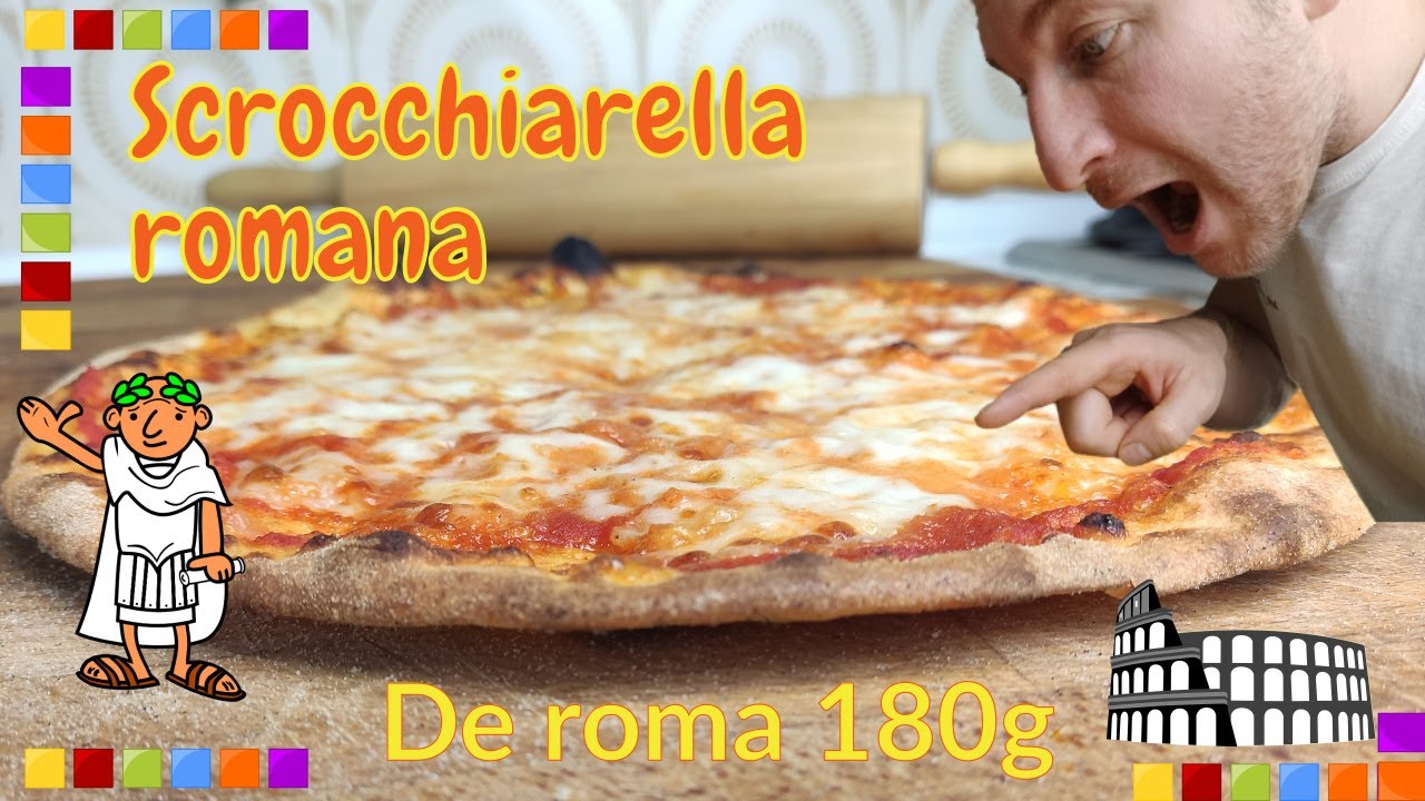 🍕SCROCCHIARELLA ROMANA 🔥CON BIGA🔥 180g - 🍕SCROCCHIARELLA PIZZA STYLE🍕