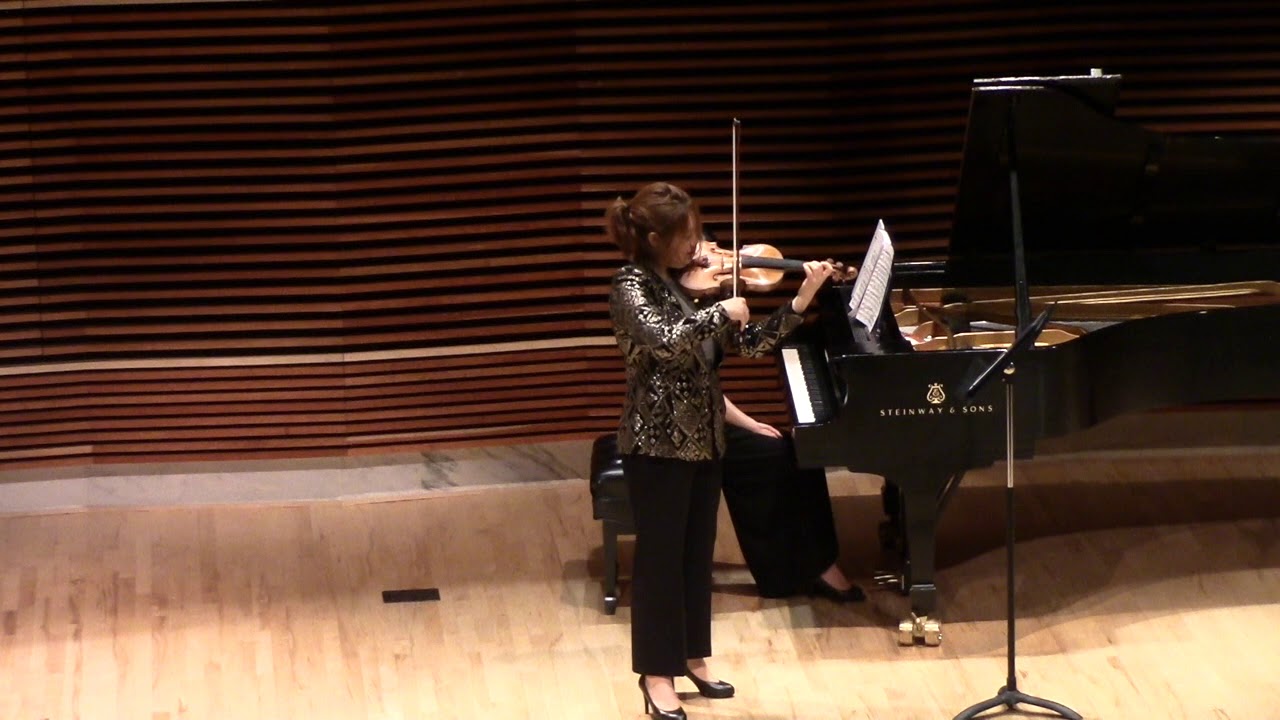 Jinjoo Cho, violin. Fantasy for Solo Violin , Ellen Taaffe Zwilich, composer.